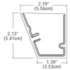FS X-Cove Square End Cap - Click to Enlarge