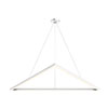 Cirrus MIYO Triangle Lit Corners LED Make-It-Your-Own Suspension,<br />Diffused White Lens - Click to Enlarge