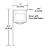 Channel L-Shield shown with Cirrus Wall Grazer - Click to Enlarge