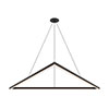 Cirrus MIYO Triangle With Lit Corners 24VDC LED Suspension,<br />Tunable White Remote Power,<br />Satin Black - Click to Enlarge
