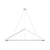 Cirrus MIYO Triangle Lit Corners LED Make-It-Your-Own Suspension,<br />Chrome - Click to Enlarge