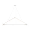 Cirrus MIYO Triangle Lit Corners LED Make-It-Your-Own Suspension,<br /> White - Click to Enlarge
