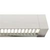 Nova Suspension Down Light - End Feed 24VDC Remote Power with White Louver - Click to Enlarge