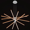 Pix Sticks Tie Stix 24VDC With Power, 7-Light,<br />White Canopy, Wood Cherry Finish - Click to Enlarge