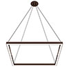 Cirrus MIYO Square Lit Corners, LED Suspension with Power,<br />Antique Bronze Finish - Click to Enlarge
