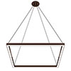 Cirrus MIYO Square Lit Corners, LED Suspension with Power,<br />Antique Bronze Finish - Click to Enlarge