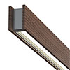 Glide Wood Up And Downlight<br />Suspension Center Feed, Dynamic Tunable White,<br />Wood Walnut - Click to Enlarge