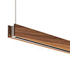 Glide Wood Downlight Suspension 24VDC Remote End Feed, Wood Walnut - Click to Enlarge
