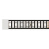 LCMW.6 Light Channel Clear Lens With Black Louver - Click to Enlarge