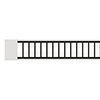 LCS.6 Light Channel Diffuser Lens With Black Louver - Click to Enlarge
