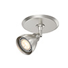 Low Rider In Satin Nickel,<br>Monopoint 4" Round Flat Canopy - Click to Enlarge