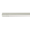 Pipeline® Stem Mounted Straight Run, Ceiling / Wall / Table Mount,<br/>Equal Length Segments, 24VDC - Remote Power,<br />with White Diffused Lens, White Louver - Click to Enlarge