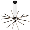 Pix Sticks Tie Stix 24VDC With Power,<br />7-Light, Black Canopy, Black Finish - Click to Enlarge