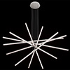 Pix Sticks Tie Stix 24VDC With Power,<br />7-Light, Satin Nickel Canopy, Satin Nickel Finish - Click to Enlarge