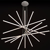 Pix Sticks Tie Stix 24VDC With Power,<br />9-Light, Satin Nickel Canopy, Satin Nickel Finish - Click to Enlarge