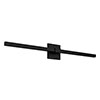Tie Stix 2-Light Wall Indirect Tunable White Remote 24VDC Power Supply, Horizontal Or Vertical Mounting, Satin Black Canopy, 4SQ, Satin Black Finish - Click to Enlarge