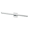 Tie Stix 2-Light Wall Indirect Tunable White Remote 24VDC Power Supply, Horizontal Or Vertical Mounting, Chrome Canopy, 4SQ, Chrome Finish - Click to Enlarge