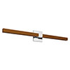 Tie Stix 2-Light Wall Indirect Tunable White Remote 24VDC Power Supply, Horizontal Or Vertical Mounting, Chrome Canopy, 4SQ, Wood Cherry Finish - Click to Enlarge