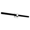 Tie Stix 2-Light Wall Indirect Tunable White Remote 24VDC Power Supply, Horizontal Or Vertical Mounting, Chrome Canopy, 4SQ, Wood Espresso Finish - Click to Enlarge