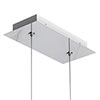 Tie Stix Suspension Dynamic/Tunable White, Center Feed Indirect with Remote Power Chrome Canopy - Click to Enlarge