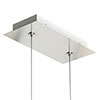 Tie Stix Suspension Dynamic/Tunable White, Center Feed Indirect with Remote Power Satin Nickel Canopy - Click to Enlarge