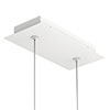 Tie Stix Suspension Dynamic/Tunable White, Center Feed Indirect with Remote Power White Canopy - Click to Enlarge