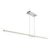 Tie Stix Suspension Power, Center Feed Direct Down Light,<br /> Satin Nickel Canopy, Satin Nickel Finish - Click to Enlarge