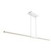 Tie Stix Suspension Power, Center Feed Direct Down Light,<br />White Canopy, Satin Nickel Finish - Click to Enlarge