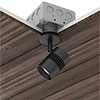 Vanishing Point Radiant Medium LED 24VDC Track Head, Millwork, With Power - Click to Enlarge