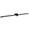 Tie Stix 2-Light Adjustable Wall/Vanity 24VDC Remote Power, Tunable White, Satin Black, 1RE, Satin Black - Click to Enlarge