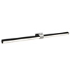 Tie Stix Adjustable Wall/Vanity 24VDC Static White & Warm Dim, Satin Black, 1RE, Chrome - Click to Enlarge