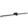 Tie Stix Adjustable Wall/Vanity 24VDC Static White & Warm Dim, Satin Black, 2RE, Satin Black - Click to Enlarge