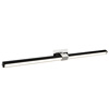 Tie Stix Adjustable Wall/Vanity 24VDC Static White & Warm Dim, Satin Black, 2RE, Chrome - Click to Enlarge