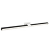 Tie Stix Adjustable Wall/Vanity 24VDC Static White & Warm Dim, Satin Black, 2RE, White - Click to Enlarge