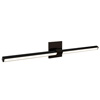 Tie Stix Adjustable Wall/Vanity 24VDC Static White & Warm Dim, Satin Black, 4SQ, Antique Bronze - Click to Enlarge