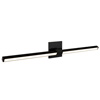 Tie Stix 2-Light Adjustable Wall/Vanity 24VDC Remote Power, Tunable White, Antique Bronze, 4SQ, Satin Black - Click to Enlarge