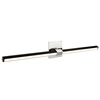Tie Stix 2-Light Adjustable Wall/Vanity 24VDC Remote Power, Tunable White, Antique Bronze, 4SQ, Chrome - Click to Enlarge