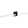 Tie Stix Adjustable Wall/Vanity 24VDC Static White & Warm Dim, Chrome, 4SQ, Satin Black - Click to Enlarge