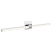 Tie Stix 2-Light Adjustable Wall/Vanity 24VDC Remote Power, Tunable White, Chrome, 4SQ, Chrome - Click to Enlarge