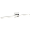 Tie Stix Adjustable Wall/Vanity 24VDC Static White & Warm Dim, Chrome, 4SQ, Chrome - Click to Enlarge