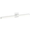 Tie Stix 2-Light Adjustable Wall/Vanity 24VDC Remote Power, Tunable White, Chrome, 4SQ, White - Click to Enlarge