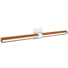 Tie Stix Adjustable Wall/Vanity 24VDC Static White & Warm Dim, Wood Cherry, 4SQ, White - Click to Enlarge