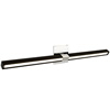 Tie Stix Adjustable Wall/Vanity 24VDC Static White & Warm Dim, Wood Espresso, 4SQ, Chrome - Click to Enlarge