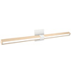 Tie Stix 2-Light Adjustable Wall/Vanity 24VDC Remote Power, Tunable White, Wood Maple, 4SQ, White - Click to Enlarge