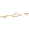 Tie Stix Adjustable Wall/Vanity 24VDC Static White & Warm Dim, Wood Maple, 4SQ, White - Click to Enlarge