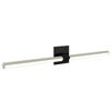 Tie Stix Adjustable Wall/Vanity 24VDC Static White & Warm Dim, Satin Nickel, 4SQ, Satin Black - Click to Enlarge