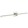 Tie Stix Adjustable Wall/Vanity 24VDC Static White & Warm Dim, Satin Nickel, 4SQ, Satin Nickel - Click to Enlarge