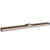 Tie Stix Adjustable Wall/Vanity 24VDC Static White & Warm Dim, Wood Walnut, 1RE, Chrome - Click to Enlarge