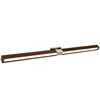 Tie Stix Adjustable Wall/Vanity 24VDC Static White & Warm Dim, Wood Walnut, 1RE, Satin Nickel - Click to Enlarge