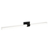 Tie Stix 2-Light Adjustable Wall/Vanity 24VDC Remote Power, Tunable White, White, 2RE, Satin Black - Click to Enlarge